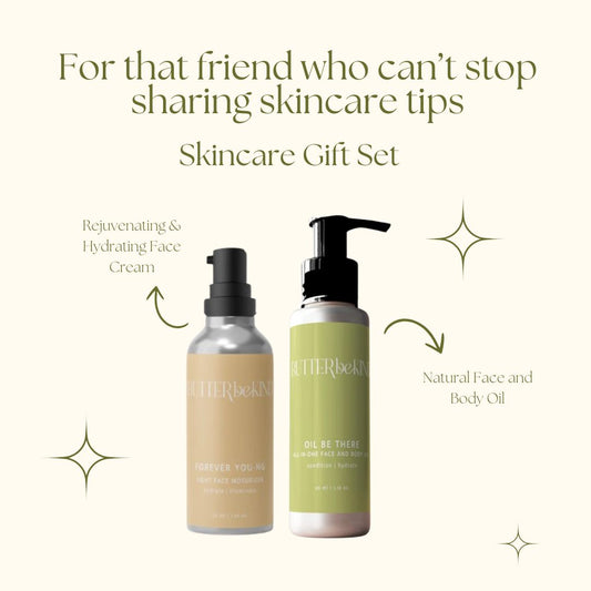 For that friend who can’t stop sharing skincare tips – Face Cream & Oil Gift Set